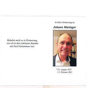 Profilbild von Johann Maringer